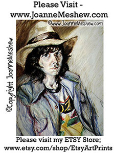Painting Self Portrait Art Joanne Meshew 225